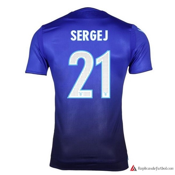 Camiseta Lazio Tercera equipación Sergej 2017-2018